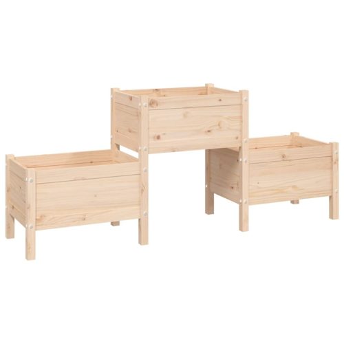 Planter 178.5x44x75 cm Solid Wood Pine