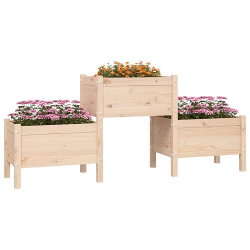 Planter 178.5x44x75 cm Solid Wood Pine