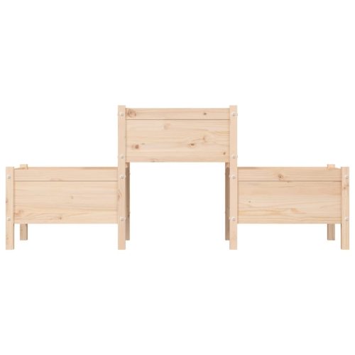 Planter 178.5x44x75 cm Solid Wood Pine