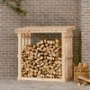 Firewood Rack 108×64.5×109 cm Solid Wood Pine