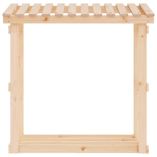 Firewood Rack 108×64.5×109 cm Solid Wood Pine