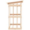 Firewood Rack 108×64.5×109 cm Solid Wood Pine