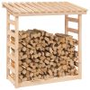 Firewood Rack 108×64.5×110 cm Solid Wood Pine