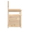 Bench 112.5×51.5×96.5 cm Solid Wood Pine