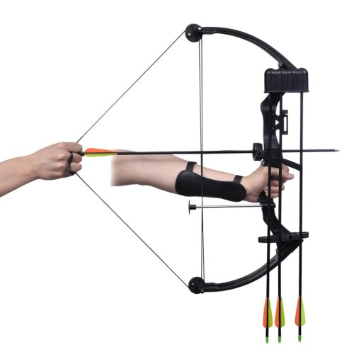 Youth Compound Bow with Accessories and Aluminium Arrows