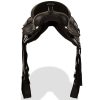 Western Saddle, Headstall&Breast Collar Real Leather 15″ Black