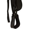 Western Saddle, Headstall&Breast Collar Real Leather 15″ Black