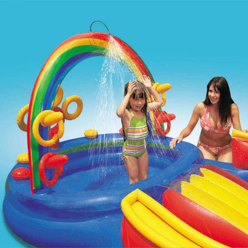 Intex Inflatable Pool Rainbow Ring Play Center 297x193x135 cm