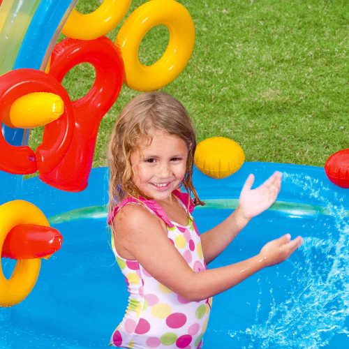 Intex Inflatable Pool Rainbow Ring Play Center 297x193x135 cm