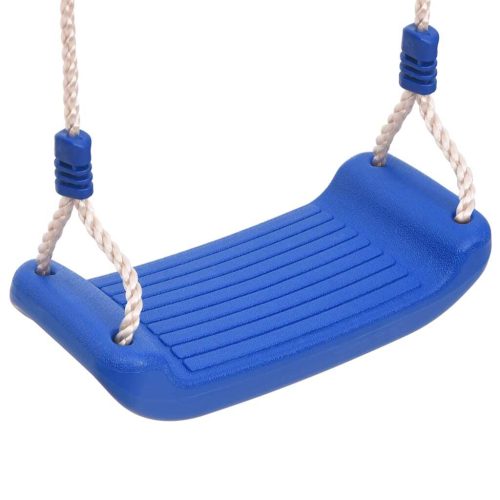 Swing Seats with Ropes 2 pcs Blue 38×16 cm Polyethene