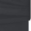 Folding Party Tent with Sidewalls Anthracite 3×3 m