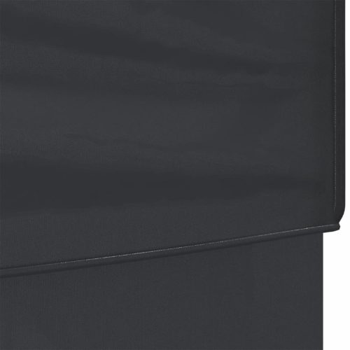 Folding Party Tent with Sidewalls Anthracite 3×3 m
