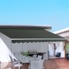 Folding Arm Awning Motorised Retractable Outdoor Sunshade2.5X2M