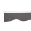 Retractable Folding Arm Awning Motorised Outdoor Sunshade 4.5X3M Grey