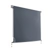 Outdoor Blind Privacy Screen Roll Down Awning Canopy Window 1.5X2.5M