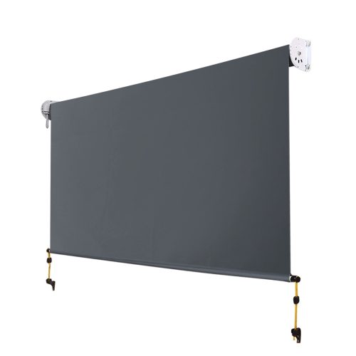 Outdoor Blind Privacy Screen Roll Down Awning Canopy Window 1.5X2.5M