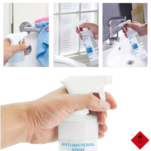 500ml Standard Grade Disinfectant Anti-Bacterial Alcohol Spray Bottle