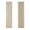 2X Blockout Curtains Blackout Window Curtain Eyelet 140x230cm Beige