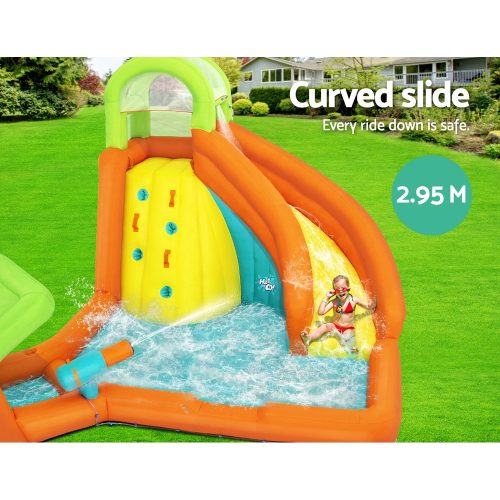 Bestway Inflatable Water Park Pool Slide Castle Playground Course 4.26 X 3.69M
