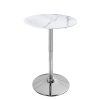 Bar Table Swivel Counter Dining Table Furniture Cafe Outdoor Round Edge