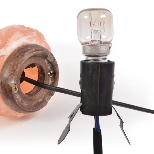 3-5 kg Himalayan Salt Lamp Rock Crystal Natural Light Dimmer Switch Cord Globes