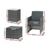 Recliner Chairs Sun Lounge Wicker Lounger Outdoor Furniture Patio Sofa