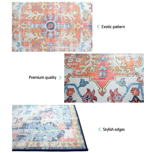 Floor Rug 160×230 Mat Carpet Short Pile Yasmin