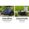 Solar Water Fountain Features Outdoor 3 Tiered LED Lights Bird Bath