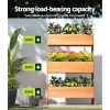 Garden Bed Elevated 69x39x106cm Wooden Planter Box Container Herb