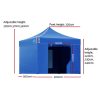 Gazebo 3×3 Pop Up Marquee Folding Tent Wedding Gazebos Camping Outdoor Shade Canopy Blue