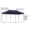 Gazebo Pop Up Marquee 3x6m Folding Tent Wedding Outdoor Camping Canopy Gazebos Shade Navy