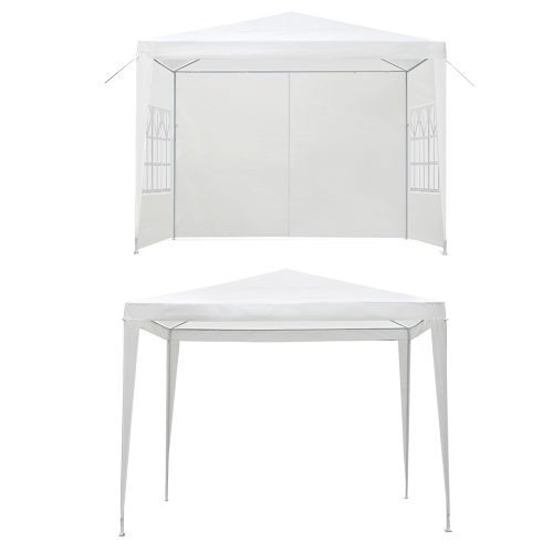 Gazebo 3x3m Marquee Wedding Party Tent Outdoor Camping Side Wall Canopy Window Panel White
