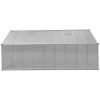 Greenhouse 5.1×2.5×2.26M Double Doors Aluminium Green House Garden Shed
