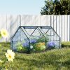 Greenhouse Flower Garden Shed Frame Tunnel Green House 180x90x90cm