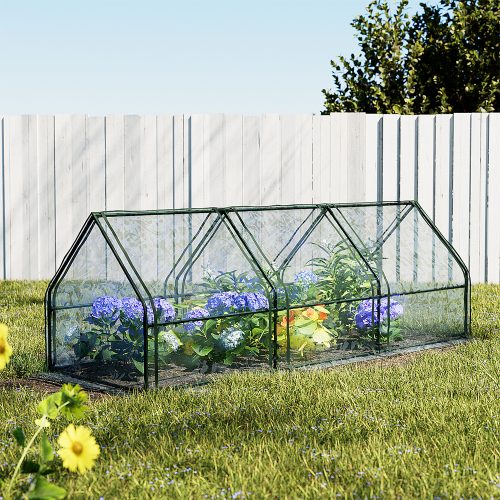 Greenhouse 2.7×0.9×0.9M Mini Green House Raised Garden Bed Planter Box