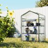 Greenhouse 3 Tiers Mini Green House Garden Bed Planter Box 1.28×0.7×0.5M