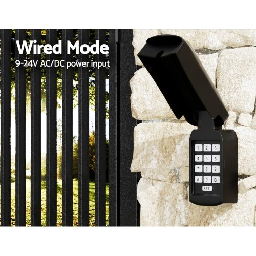 Universal Wireless Wired Keypad Security Control For Gate Opener