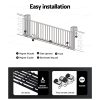 Automatic Sliding Gate Opener Kit 10W Solar Panel Electric 6M 600KG