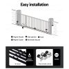 Automatic Sliding Gate Opener Kit 40W Full Solar Electric 4M 600KG