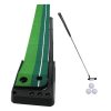 Golf Putting Mat Portable Auto Return Practice Putter Trainer Indoor Outdoor Type A