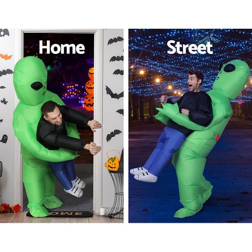 Inflatable Costume Halloween Adult Suit Alien Party Fancy Dress Cosplay Scary Blow up
