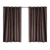 2X Blockout Curtains Blackout Curtain Bedroom Window Eyelet Taupe 140CM x 244CM
