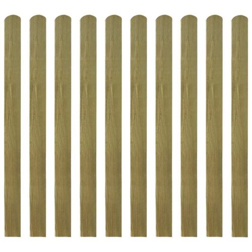 30 pcs Impregnated Fence Slats Wood 140 cm