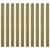 Impregnated Fence Slats 10 pcs Wood 80 cm