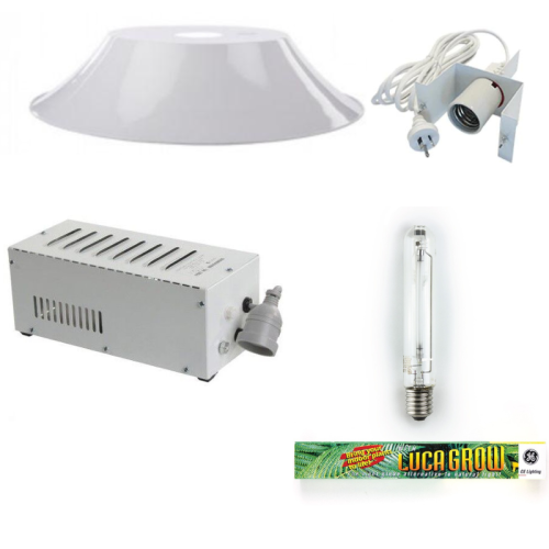 1000w HPS Grow Light Kit with Osram Bulb and 900mm Deep Bowl Reflector