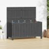 Garden Storage Box Grey 76×42.5×54 cm Solid Wood Pine
