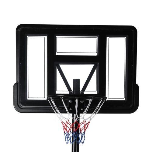 Basketball Hoop Stand System Portable 3.05M Height Adjustable Net Ring In Ground