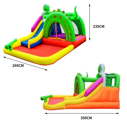 Inflatable Water Slide Kids Play Park Pool Toys Outdoor Splash Jumping