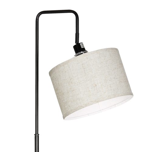 Floor Lamp Shelf Modern LED Storage Shelves Stand Living Room Light