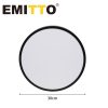 Ultra-Thin 5CM LED Ceiling Down Light Surface Mount Living Room Black 18W